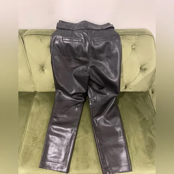 Babaton Belted Vegan Leather Pants - Picture 3 of 3
